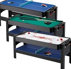 Fat Cat by GLD PRODUCTS Original 3-in-1 6-Foot Flip Game Table Black