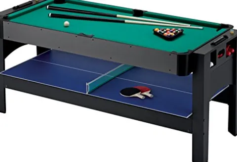 Fat Cat by GLD PRODUCTS Original 3-in-1 6-Foot Flip Game Table Black