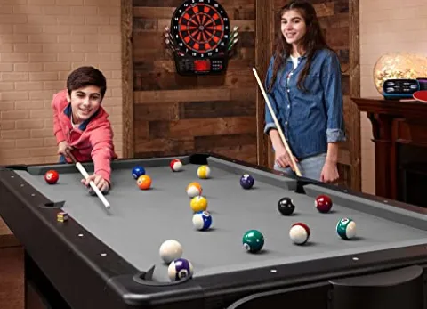 Fat Cat by GLD Products Original 3-in-1 7′ Pockey Multi-Game Table Grey