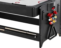 Fat Cat by GLD Products Original 3-in-1 7′ Pockey Multi-Game Table Grey