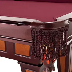 Fat Cat by GLD PRODUCTS Reno 7.5′ Pool Table with Dark Cherry Finish, Red Cloth