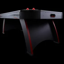 Fat Cat by GLD PRODUCTS Volt 7’ LED Illuminated Air Hockey Table Black