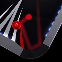 Fat Cat by GLD PRODUCTS Volt 7’ LED Illuminated Air Hockey Table Black