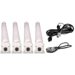 Faven R8 Under-Canopy LED Grow Light Bar 4-Pack 120W 46-Inch White