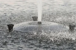 Fawn Lake Fountains 1/2, 3/4, 1 HP Floating Fountains Black