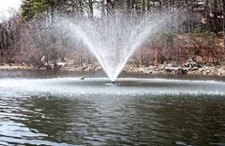 Fawn Lake Fountains 1/2, 3/4, 1 HP Floating Fountains Black