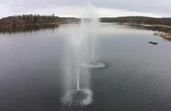 Fawn Lake Fountains FLF Pro-1000 Pond Fountain with 1 HP Pump and 7 Display Patterns