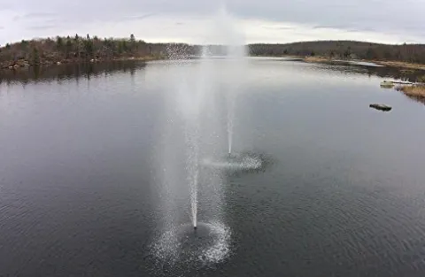 Fawn Lake Fountains FLF Pro-1000 Pond Fountain with 1 HP Pump and 7 Display Patterns