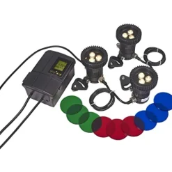 Fawn Lake Fountains High Power LED Fountain Light Kit Black