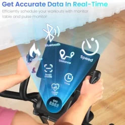 FEIERDUN Elliptical Machine Cross Trainer Black