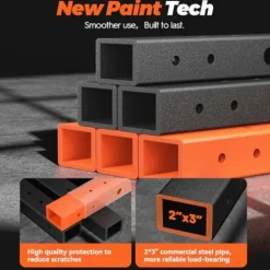 FEIERDUN Multi-Function Squat Rack Power Cage FLA01 Black