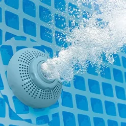 FFCJJDS 12-Foot Metal Frame Above Ground Swimming Pool with Filter Pump