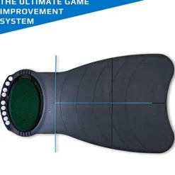 Fiberbuilt Golf 5’ x 3’ Practice Station Black