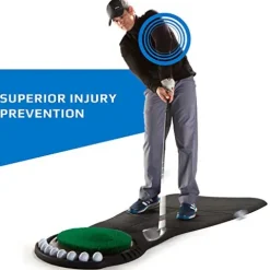 Fiberbuilt Golf 5’ x 3’ Practice Station Black