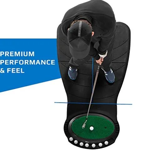 Fiberbuilt Golf 5’ x 3’ Practice Station Black