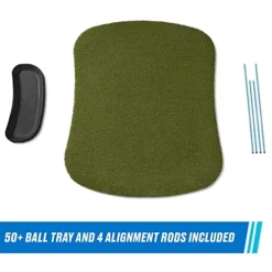 Fiberbuilt Golf Hourglass Hitting Mat Green