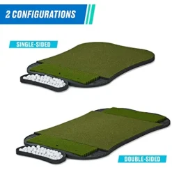 Fiberbuilt Golf Hourglass Pro Studio Mat Kit Green