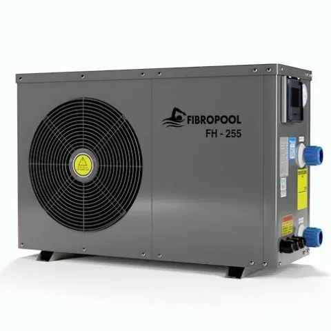 FibroPool Swimming Pool Heat Pump FH255 55,000 BTU Gray