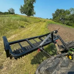 Field Tuff 5′ 3 Point Cultipacker with 26 Cast Iron Wheels, 60″ Working Width, Black