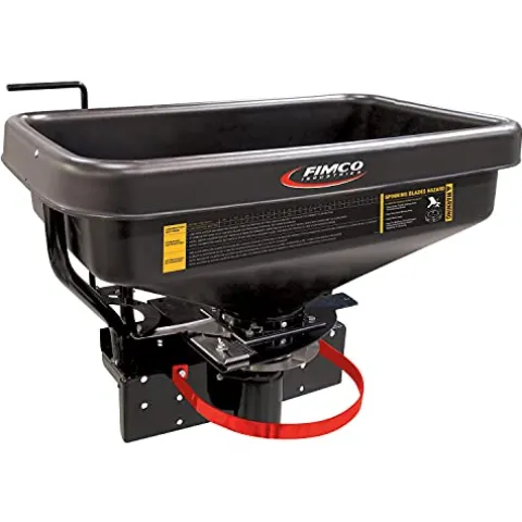 Fimco ATV Dry Material Spreader 12V Polymer Hopper 145 lbs