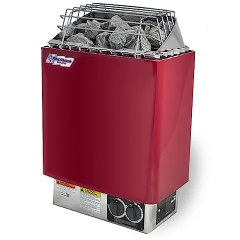 Finlandia FLB-60 Sauna Heater 6kw 240v/1ph Enamel Red