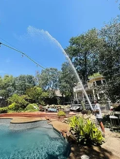 FireFighter1 100 Fire Hose for Instant Pool Water Access in Emergencies