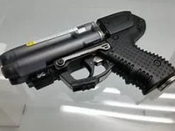 FIRESTORM JPX 6C-S Black Bundle Pepper Spray with Practice Magazine and Holster