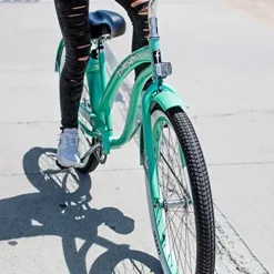 Firmstrong Bella Classic Women’s Beach Cruiser Bicycle Mint Green