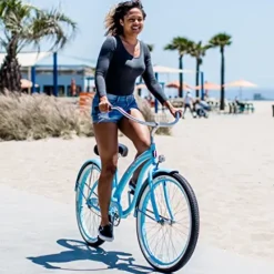 Firmstrong Bella Classic Women’s Beach Cruiser Bicycle Baby Blue
