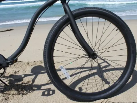 Firmstrong Bruiser Man 3-Speed Beach Cruiser Bicycle Matte Black