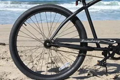 Firmstrong Chief Man Single Speed Beach Cruiser Bicycle Matte Black