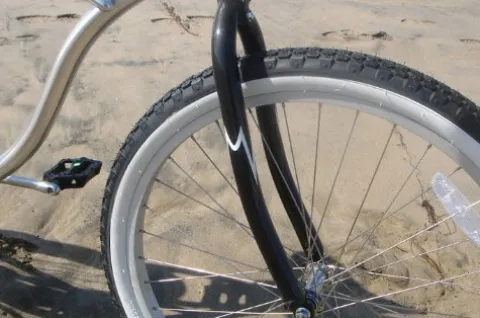 Firmstrong Urban Man Alloy Beach Cruiser Bicycle Silver