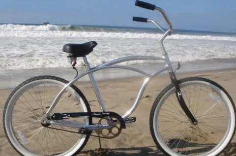 Firmstrong Urban Man Alloy Beach Cruiser Bicycle Silver