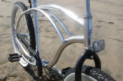 Firmstrong Urban Man Alloy Beach Cruiser Bicycle Silver