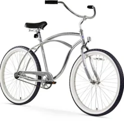 Firmstrong Urban Man Alloy Beach Cruiser Bicycle Silver
