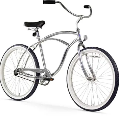 Firmstrong Urban Man Alloy Beach Cruiser Bicycle Silver