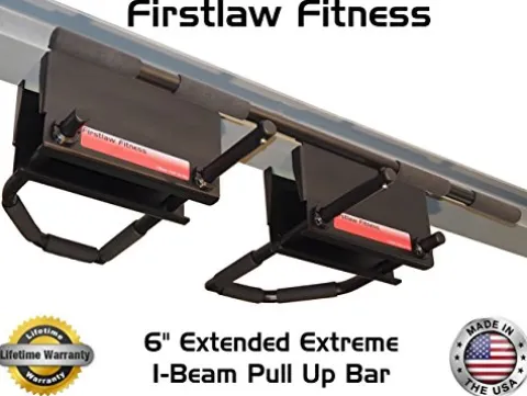Firstlaw Fitness Extended Extreme I-Beam Pull Up Bar 6