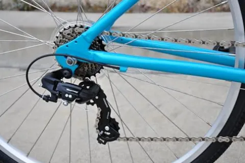 Firth Sports CT Explorer 7 Speed Women’s 700C Hybrid Bicycle Lightweight Aluminum Alloy Frame Light Blue