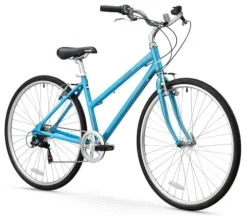 Firth Sports CT Explorer 7 Speed Women’s 700C Hybrid Bicycle Lightweight Aluminum Alloy Frame Light Blue