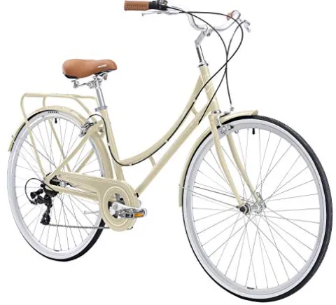 FIRTH SPORTS Nadine SE Women’s Aluminum Step-Thru City Bike Vanilla