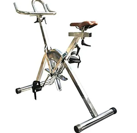 Fitmax Hydrospin Lightweight Exercise Pool Bike Marine Grade Steel Silver