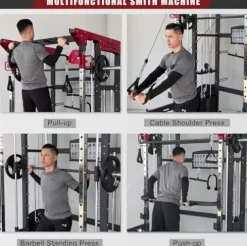 Fitness Dreamer Home Gym Smith Machine Red