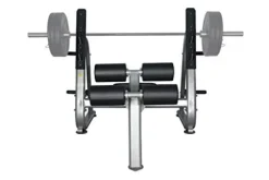 Fitness First Decline Bench Press with Olympic Weight Plate Storage Silver