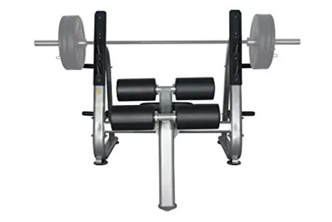 Fitness First Decline Bench Press with Olympic Weight Plate Storage Silver
