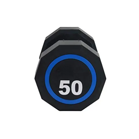 Fitness First Urethane Encased Dumbbell Pairs 5-150 lbs. Black