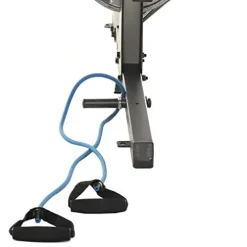 Fitness Reality Squat Rack Power Cage with J-Hooks, Landmine 360° Swivel, Weight Plate Storage Attachment and Power Band Pegs Gray