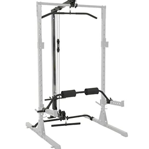 Fitness Reality Universal Olympic LAT Pull Down and Low Row Cable Attachment Grey