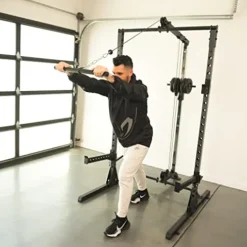 Fitness Reality Universal Olympic LAT Pull Down and Low Row Cable Attachment Grey