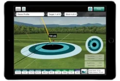 FlightScope Mevo+ Limited Edition Golf Launch Monitor and Simulator with Face Impact | 60 Swing Data Parameters, 17 Ranges, 12 E6 Connect Courses – Pebble Beach, St Andrews