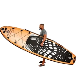 Float-Eh Premium Inflatable Paddle Board 10’6″ Black